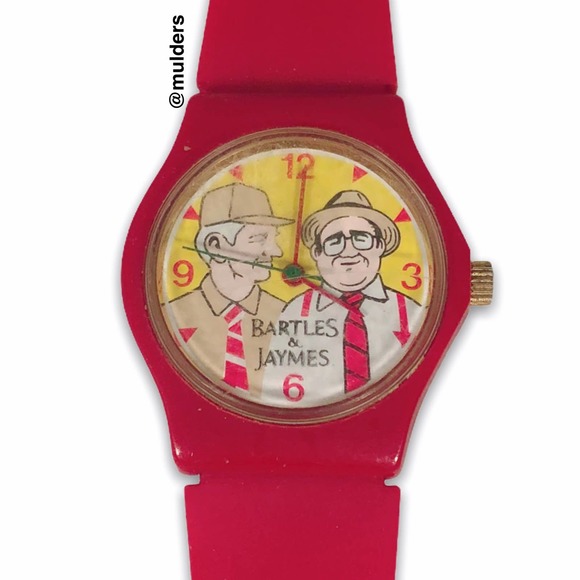 Vintage Red Bartles & Jaymes Wine Cooler Watch - Doesn't Run, For Parts